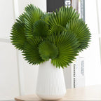 Nordic Ribbed White Vase – Pack of 2
