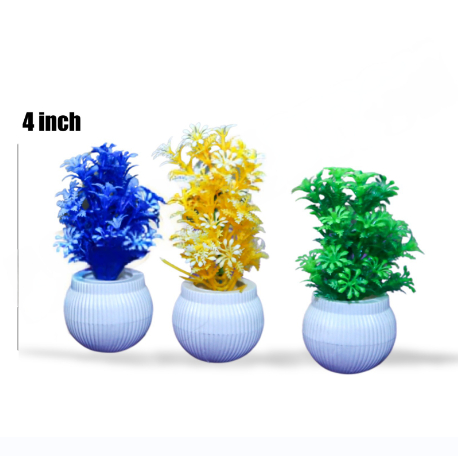 Small Artificial Decorative Plants – Pack of 5