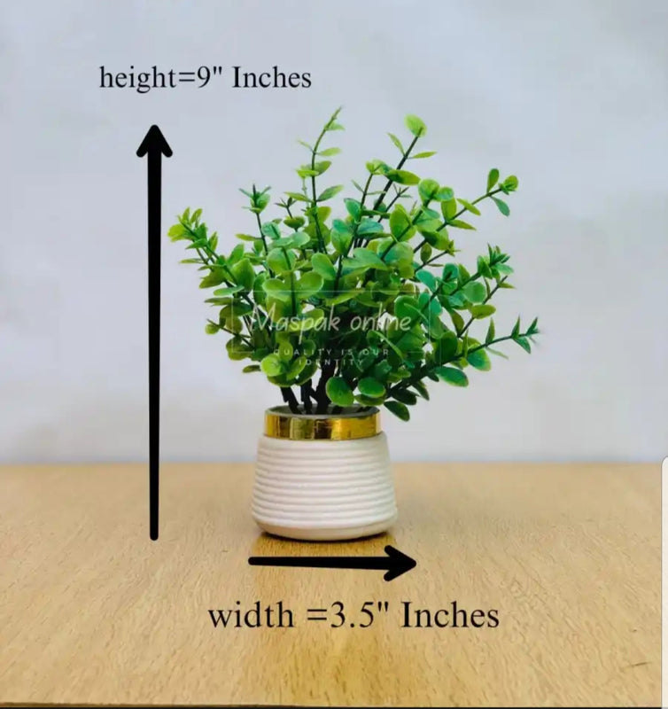 Deluxe Artificial Decorative Plants – Pack of 5