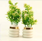 Artificial Green Plant in Pot – Pack of 2