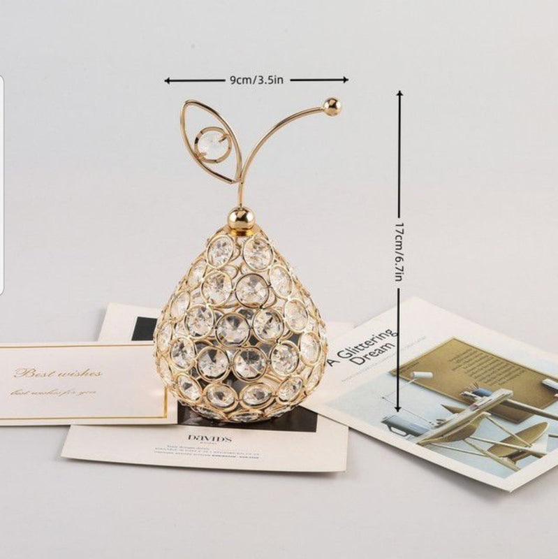 Crystal Fruit Decoration Piece