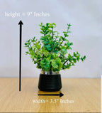 Deluxe Artificial Decorative Plants – Pack of 5