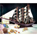 Sailboat Ship Decoration Piece