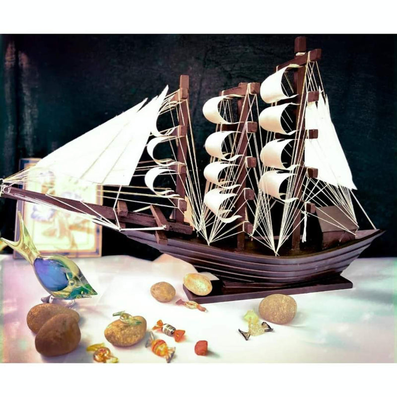 Sailboat Ship Decoration Piece