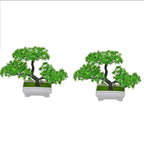 Artificial Bonsai Plant for Table Decor – Pack of 2