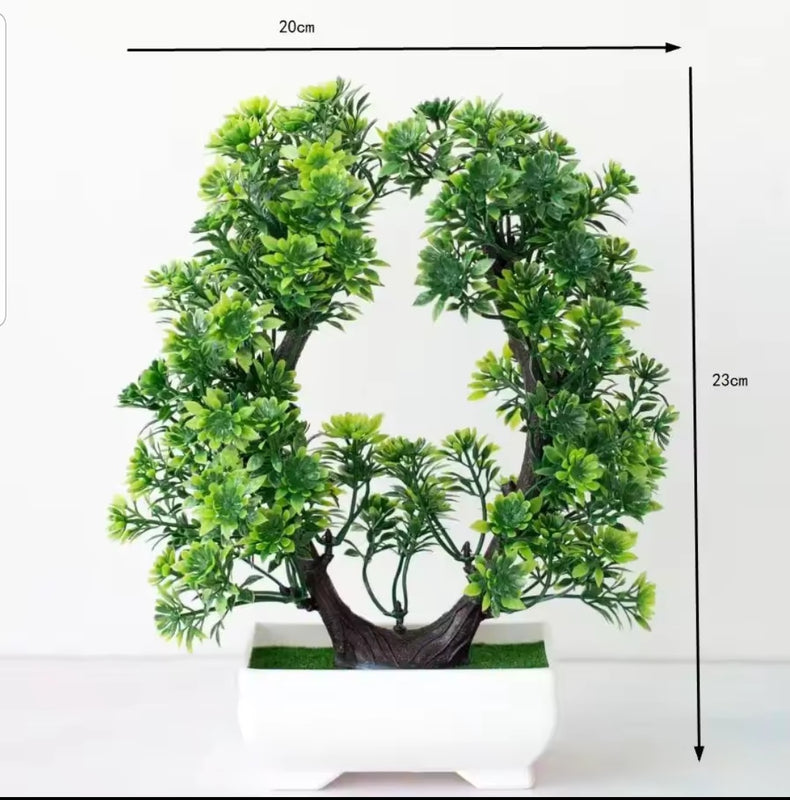 Artificial Flower Plant in Pot – Pack of 2