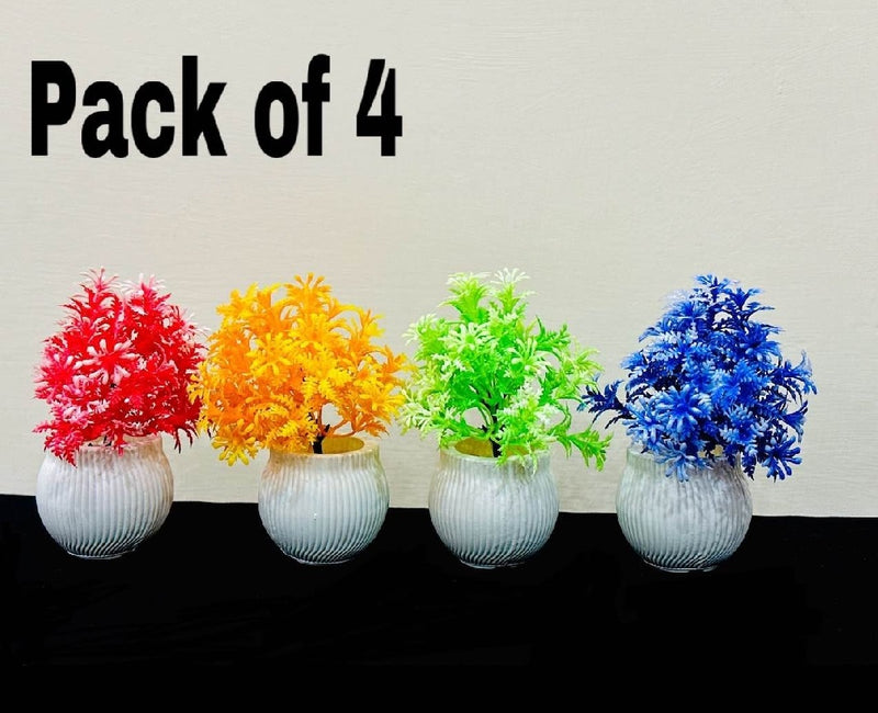 Small Artificial Decorative Plants – Pack of 5