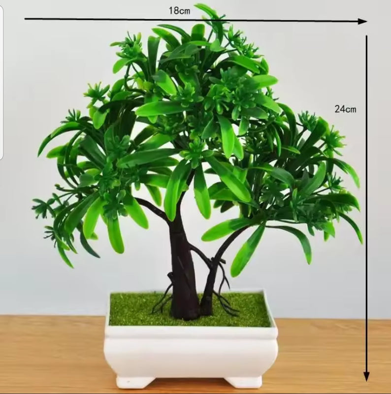 Mini Artificial Plant in Pot – Pack of 2