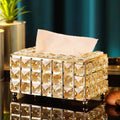Beaded Metal Tissue Box Holder