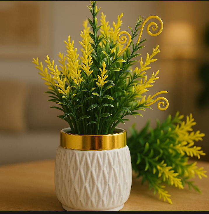Deluxe Artificial Decorative Plants – Pack of 5