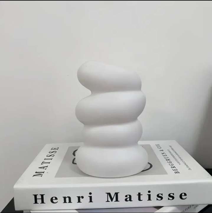 Nordic Bubble White Vase – Pack of 2