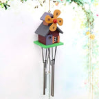 Antique Wooden House Wind Chime
