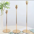European Metal Candle Holder