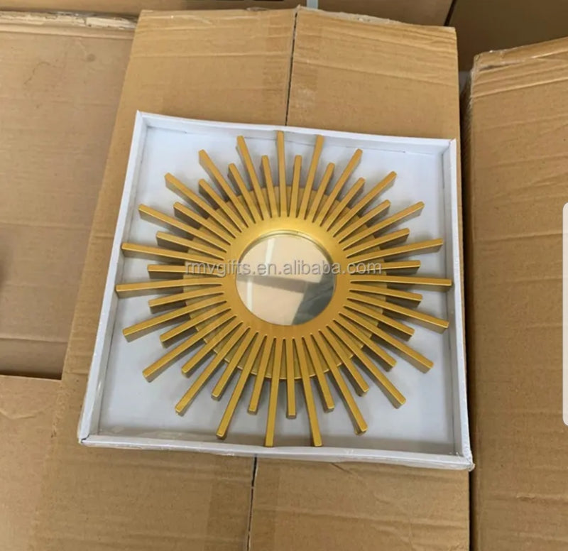 Gold Decorative Wall Mirror Set