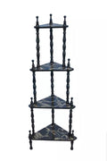 Wooden Corner Wall Shelf