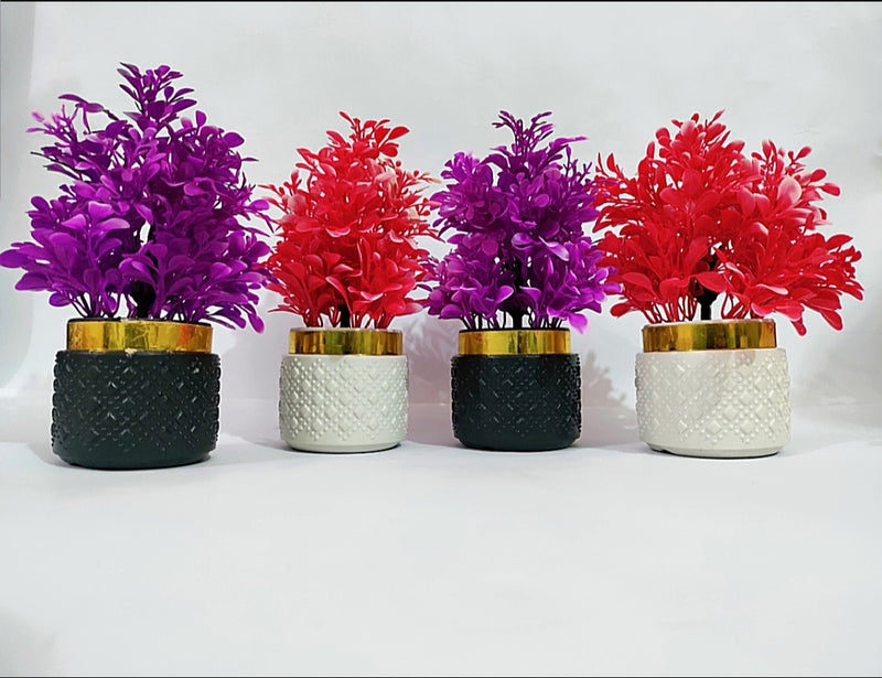 Deluxe Artificial Decorative Plants – Pack of 5