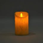 LED Candle Lamp with Rose Design