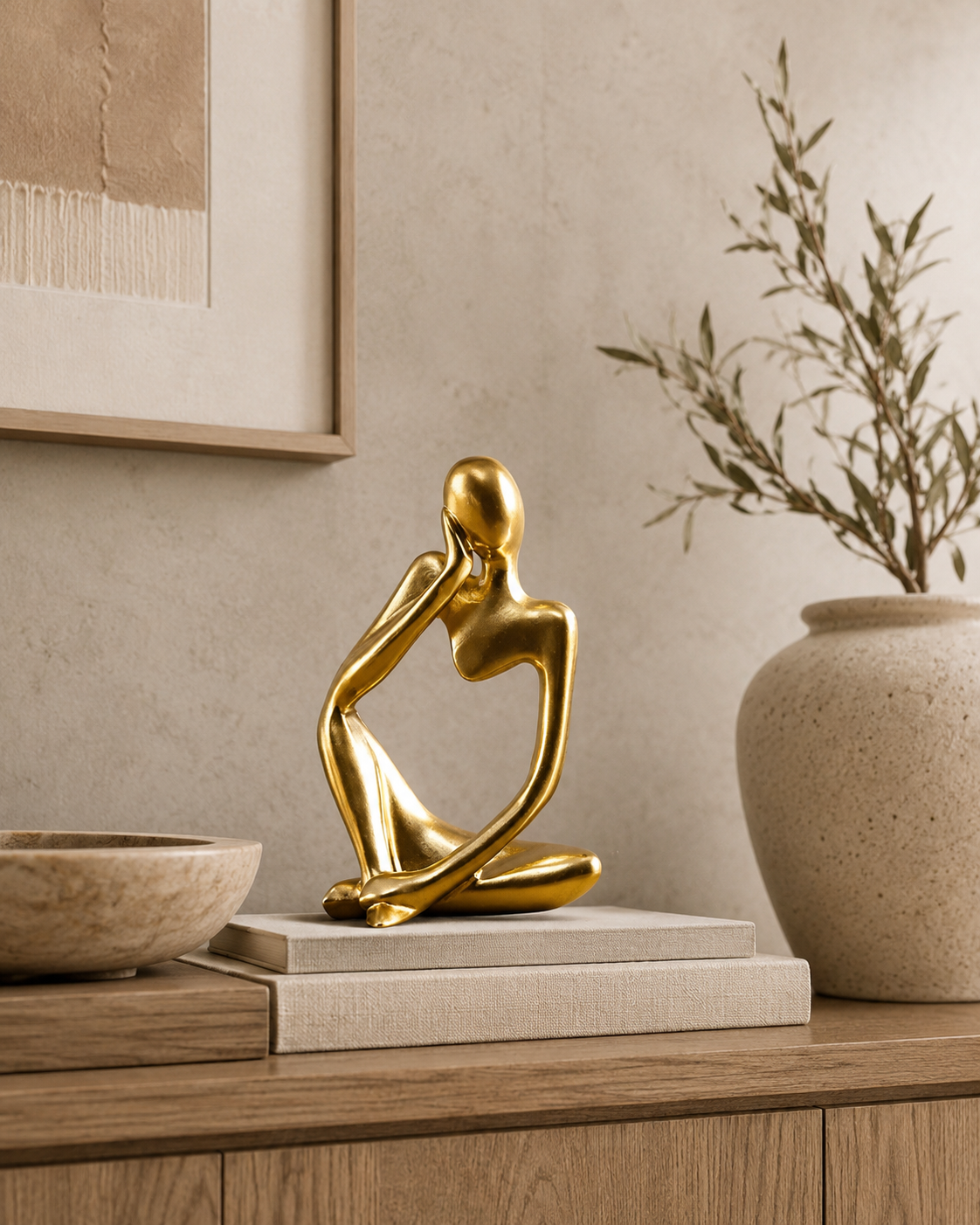Thinking Man Abstract Sculpture