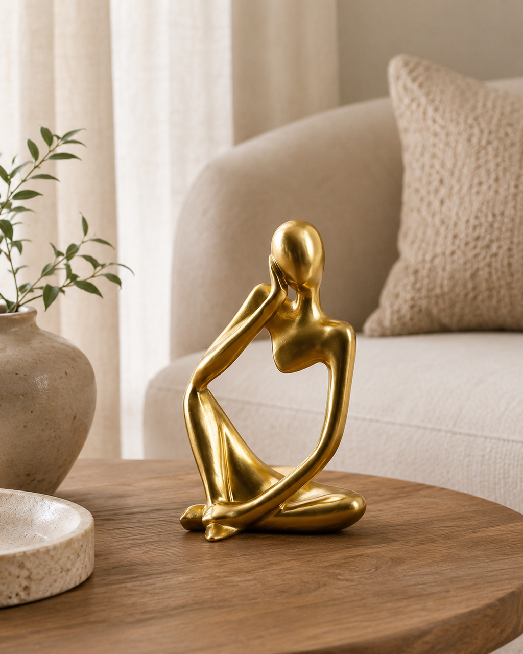 Thinking Man Abstract Sculpture