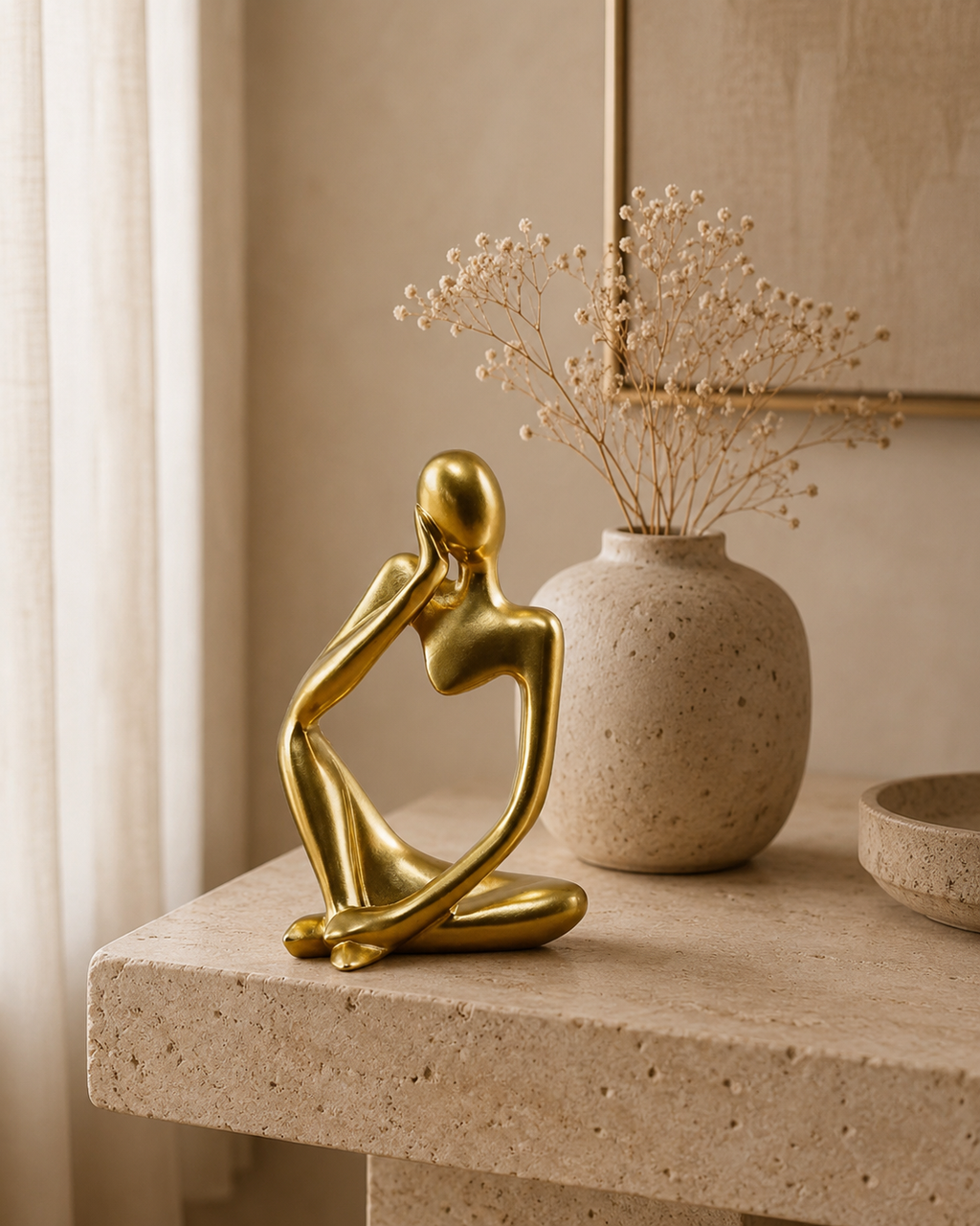 Thinking Man Abstract Sculpture