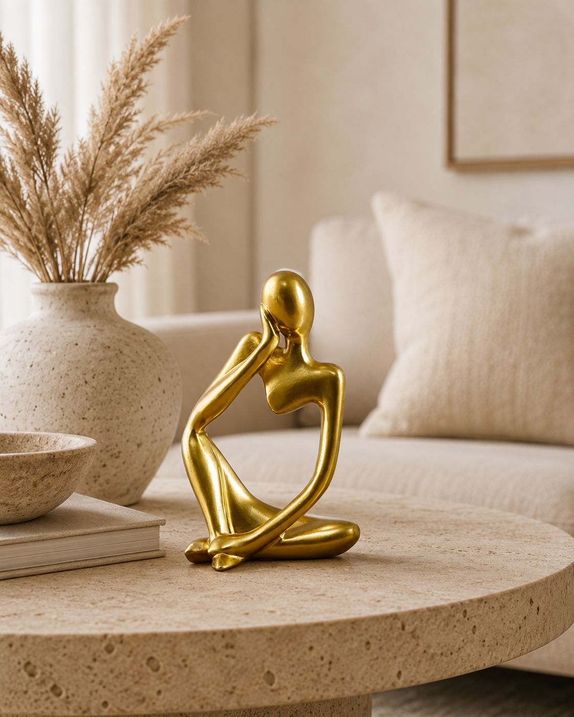 Thinking Man Abstract Sculpture