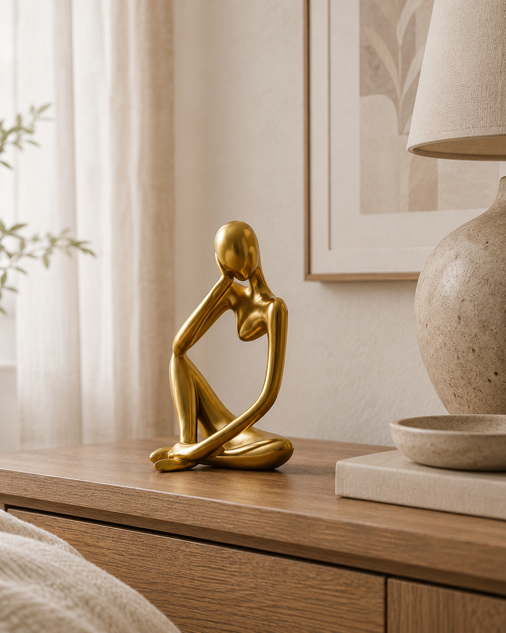 Thinking Man Abstract Sculpture