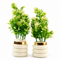 Artificial Green Plant in Pot – Pack of 2