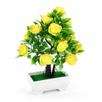 Artificial Rose Plant in Pot – Pack of 2