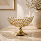 Crystal Fruit Tray Decoration Piece