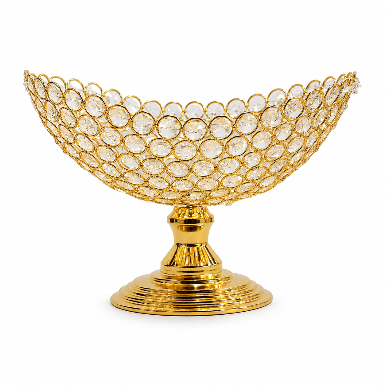 Crystal Fruit Tray Decoration Piece
