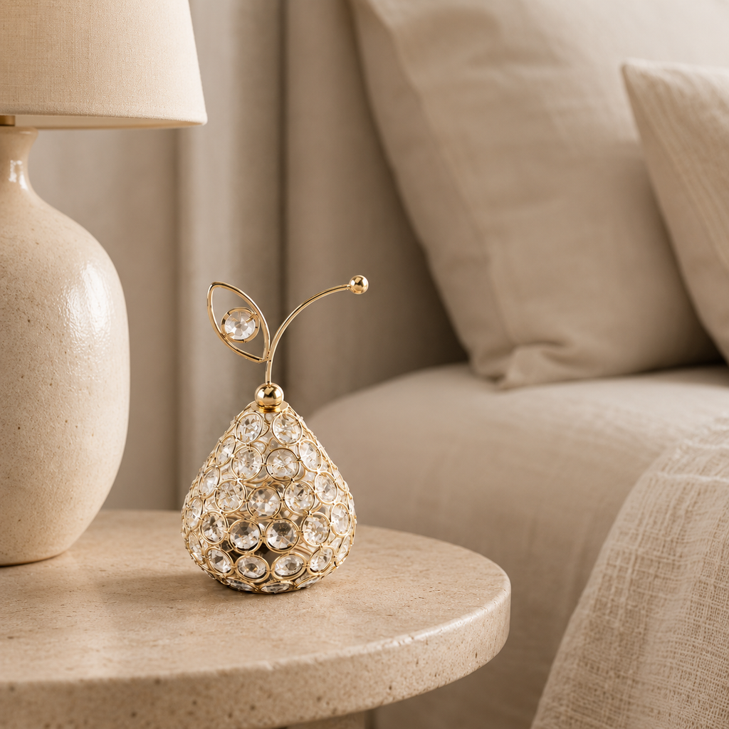 Crystal Fruit Decoration Piece