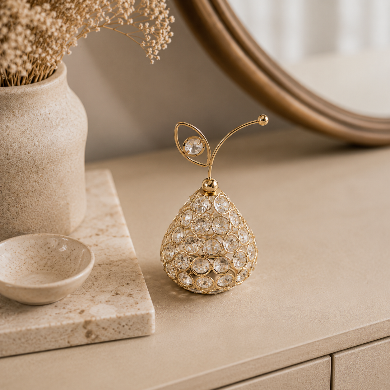 Crystal Fruit Decoration Piece