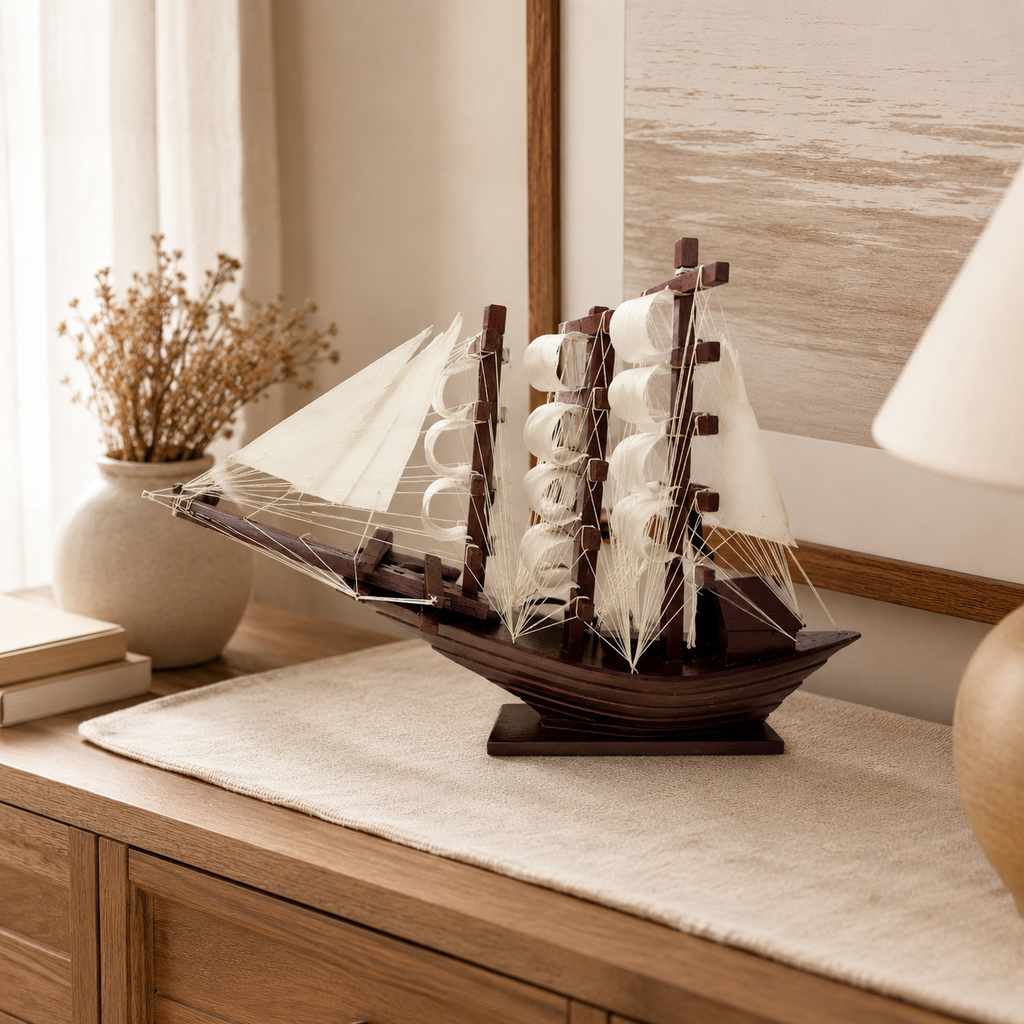Sailboat Ship Decoration Piece
