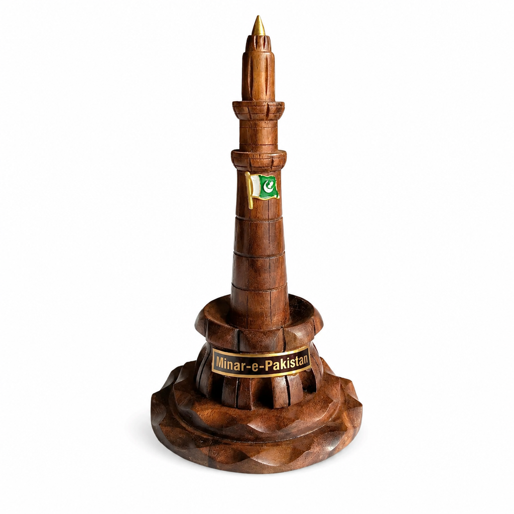 Wooden Minaret Decoration Piece