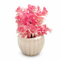 Artificial Pink Rose Plant in White Round Pot – Pack