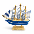 Blue Sailboat Decorative Figurine