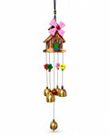 Colorful Birdhouse Wind Chime