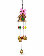 Colorful Birdhouse Wind Chime