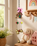Colorful Birdhouse Wind Chime lifestyle