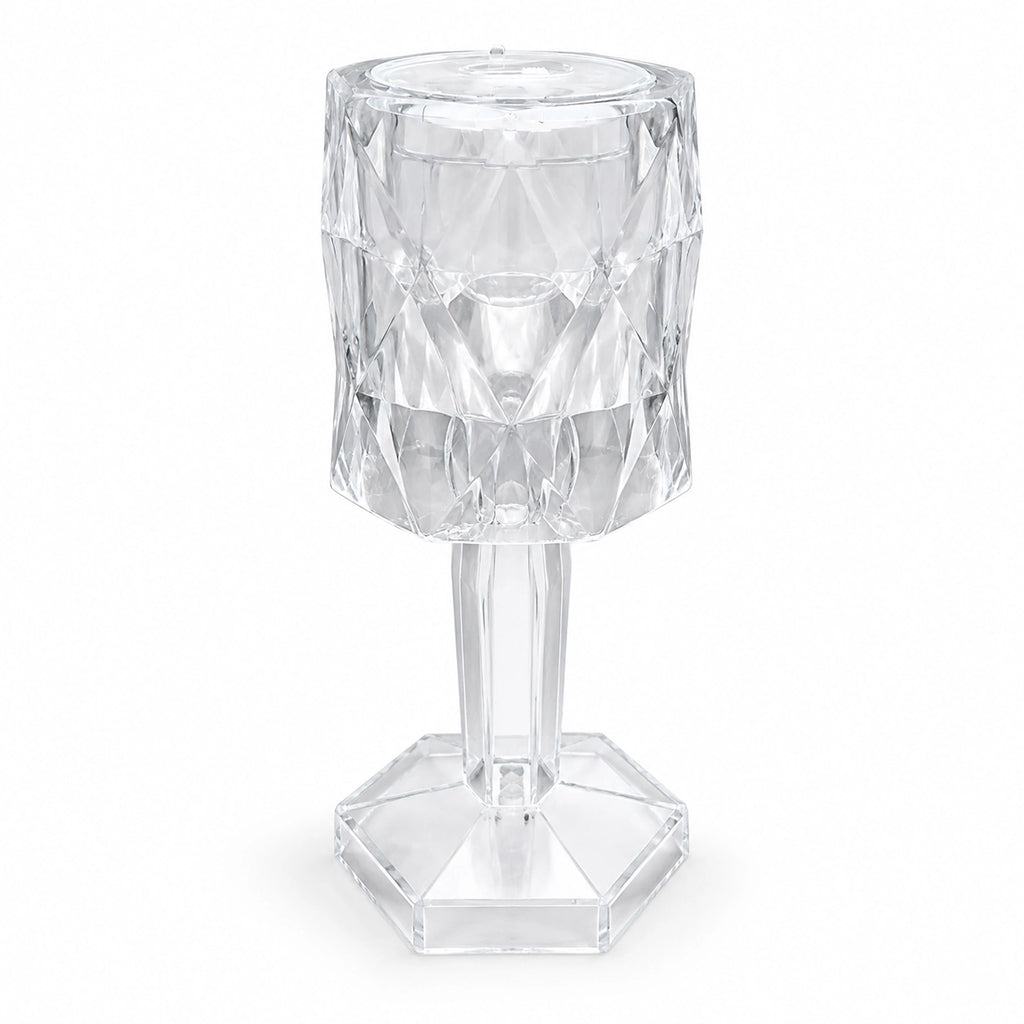 Square Crystal LED Table Lamp