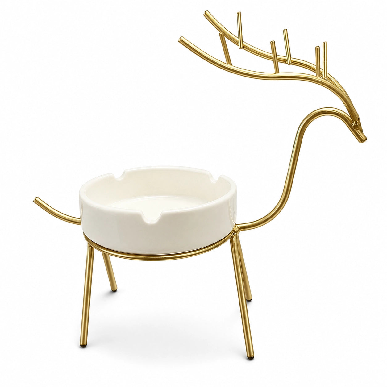 Gold Deer Ashtray