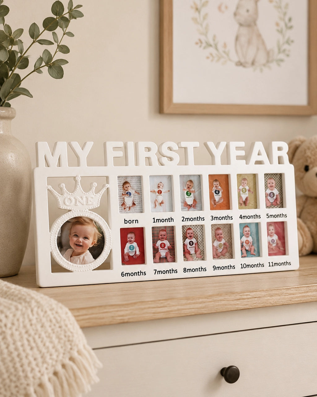 My First Year Baby Photo Frame lifestyle