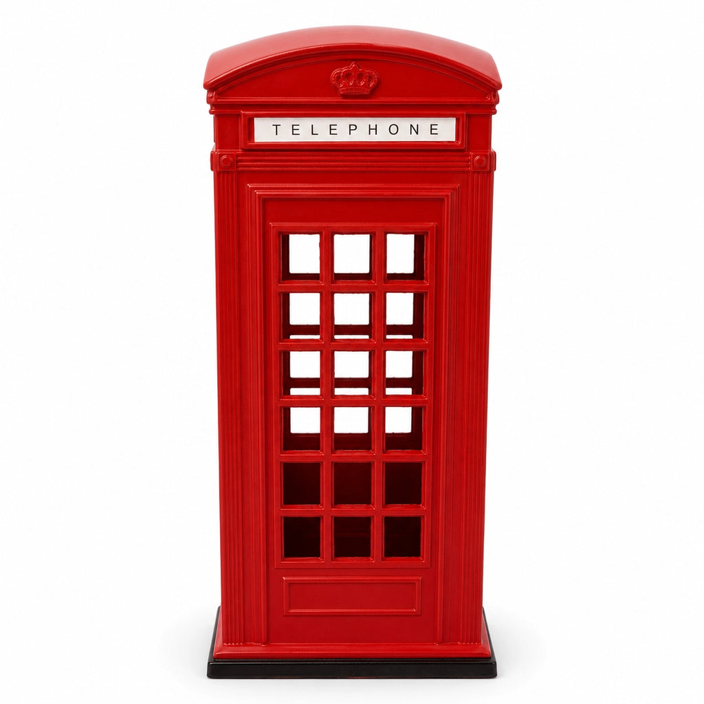 Red Telephone Booth Figurine