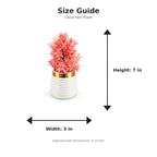 Size guide with product image - 7 x 3 inches