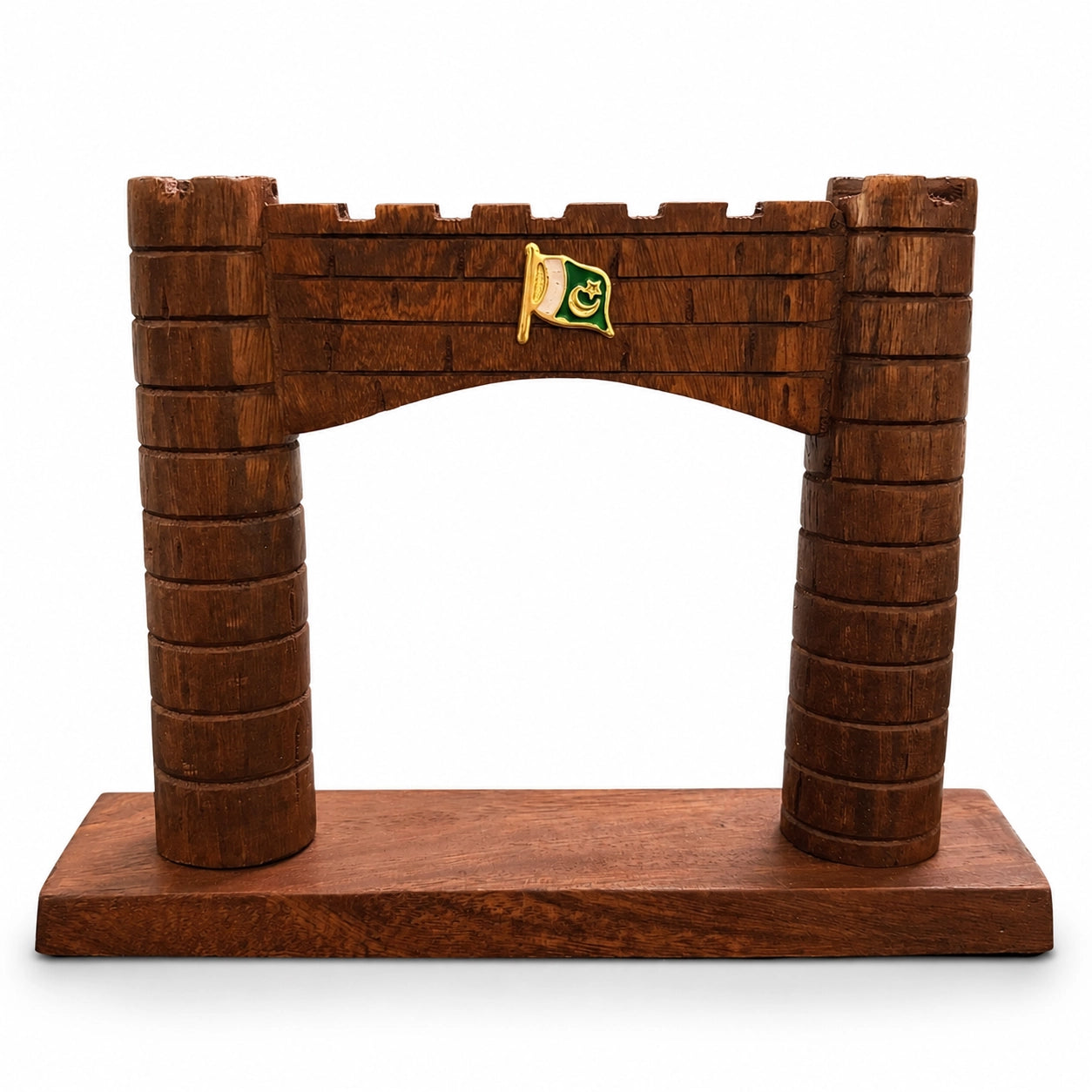 Wooden Bab-e-Khyber Figurine